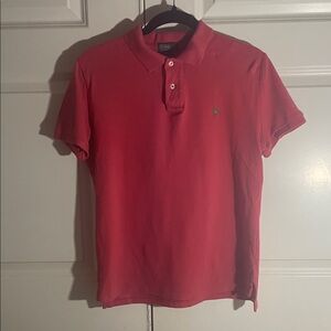 Polo by Ralph Lauren Kids Red Polo Shirt with Green Logo